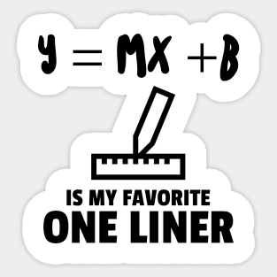 Engineer's One Liner Sticker